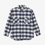 Camisa Polar Flannel Azul Escuro